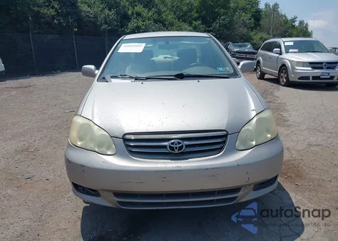 2003 Toyota Corolla Le z USA, uszkodzony, nr VIN 1NXBR38E83Z084285